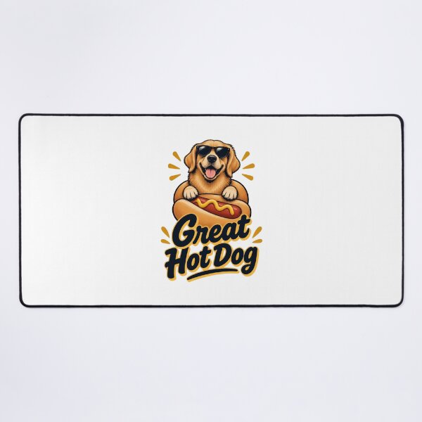 Item preview, Delicious Classic Hot Dog Illustration for Food Lovers designed and sold by Navneet Deswal.