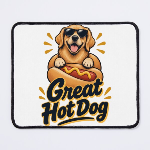 Item preview, Delicious Classic Hot Dog Illustration for Food Lovers designed and sold by Navneet Deswal.