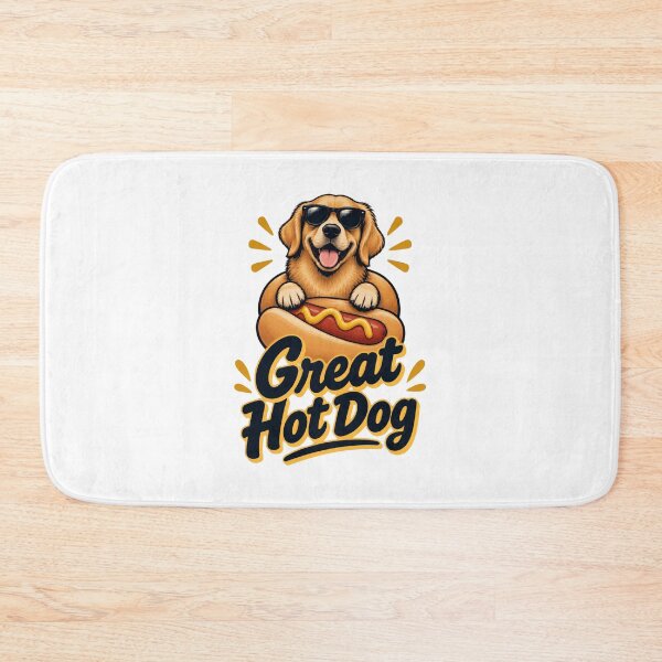 Item preview, Delicious Classic Hot Dog Illustration for Food Lovers designed and sold by Navneet Deswal.