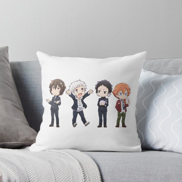 Item preview, Chibi Bungo Stray Dogs Characters Dazai, Chuuya, Atsushi, and Akutagawa Cute Anime Art designed and sold by kevinmonebiang.