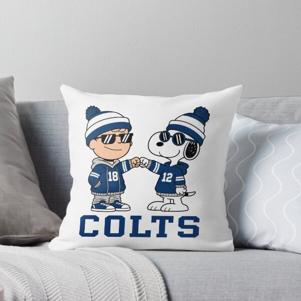 Item preview, Charlie Brown & Snoopy Indianapolis Colts Football Retro F273 designed and sold by GLUVY-THEME.