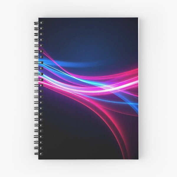 Item preview, Aurora Pink Blue Wave Abstract Northern Lights Art designed and sold by IntelliMindDesigns.