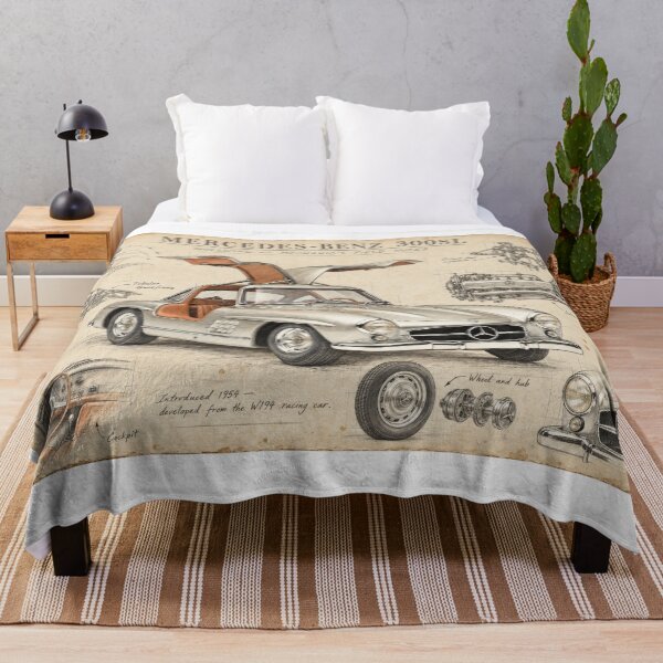 Item preview, Mercedes-Benz 300SL Gullwing – Mechanic’s Field Notes designed and sold by Russell Thorne.