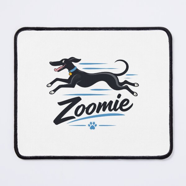 Item preview, Energetic Greyhound Running Fast Zoomie Dog Illustration designed and sold by Navneet Deswal.