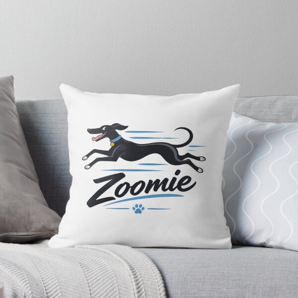 Item preview, Energetic Greyhound Running Fast Zoomie Dog Illustration designed and sold by Navneet Deswal.
