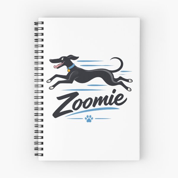 Item preview, Energetic Greyhound Running Fast Zoomie Dog Illustration designed and sold by Navneet Deswal.