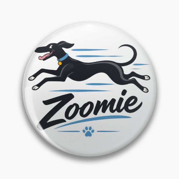 Item preview, Energetic Greyhound Running Fast Zoomie Dog Illustration designed and sold by Navneet Deswal.