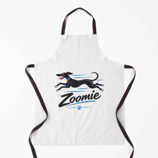Item preview, Energetic Greyhound Running Fast Zoomie Dog Illustration designed and sold by Navneet Deswal.