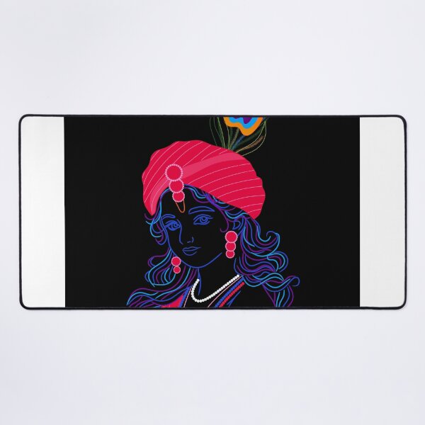Item preview, Lord krishna digital art designed and sold by CanvasCharmHub.