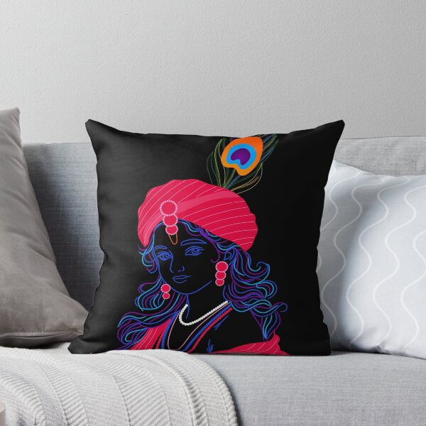 Item preview, Lord krishna digital art  designed and sold by CanvasCharmHub.
