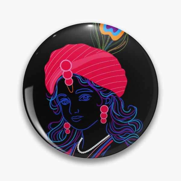 Item preview, Lord krishna digital art  designed and sold by CanvasCharmHub.