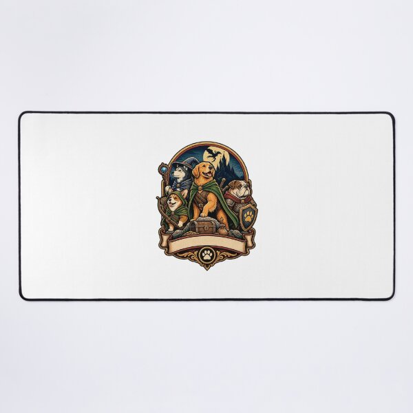 Item preview, Vintage RPG Dog Cartoon Design Featuring Dungeons and Mysteries Theme designed and sold by MayGuy.