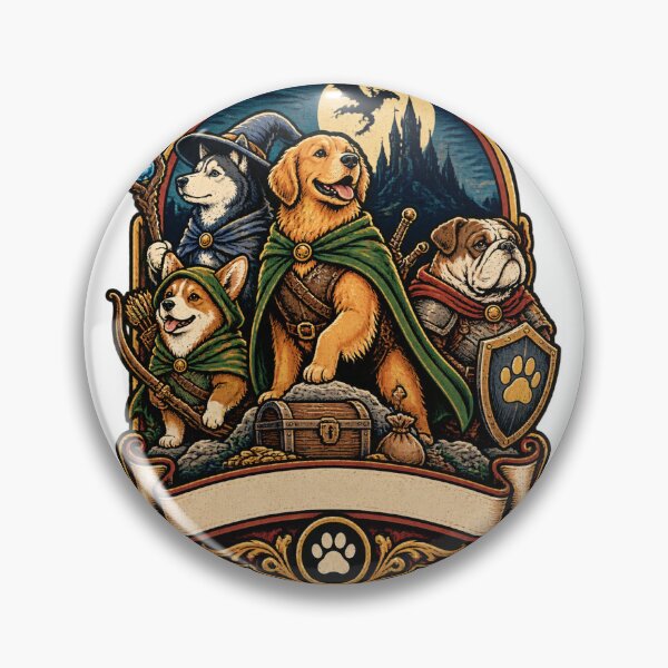 Item preview, Vintage RPG Dog Cartoon Design Featuring Dungeons and Mysteries Theme designed and sold by MayGuy.