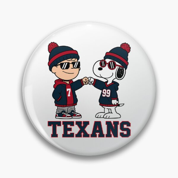 Item preview, Charlie Brown & Snoopy Houston Texans Football Retro F274 designed and sold by GLUVY-THEME.