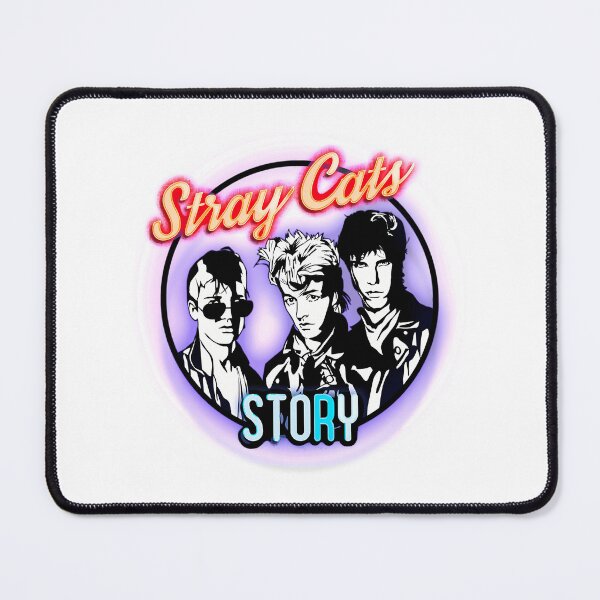 Item preview, Stray Cats Story Rockabilly Band Vintage Graphic designed and sold by RofianYasiz.