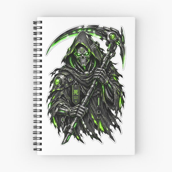 Item preview, Cyberpunk Mechanical Grim Reaper Core Art designed and sold by RiteshCenter .