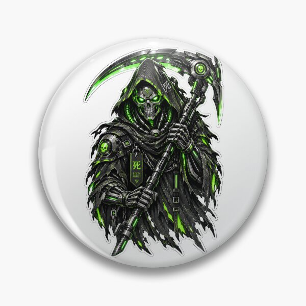 Item preview, Cyberpunk Mechanical Grim Reaper Core Art designed and sold by RiteshCenter .