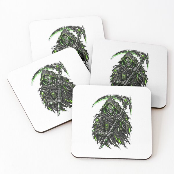 Item preview, Cyberpunk Mechanical Grim Reaper Core Art designed and sold by RiteshCenter .