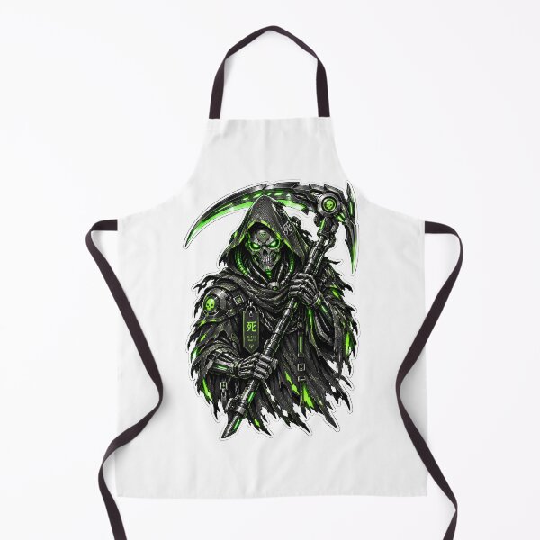 Item preview, Cyberpunk Mechanical Grim Reaper Core Art designed and sold by RiteshCenter .