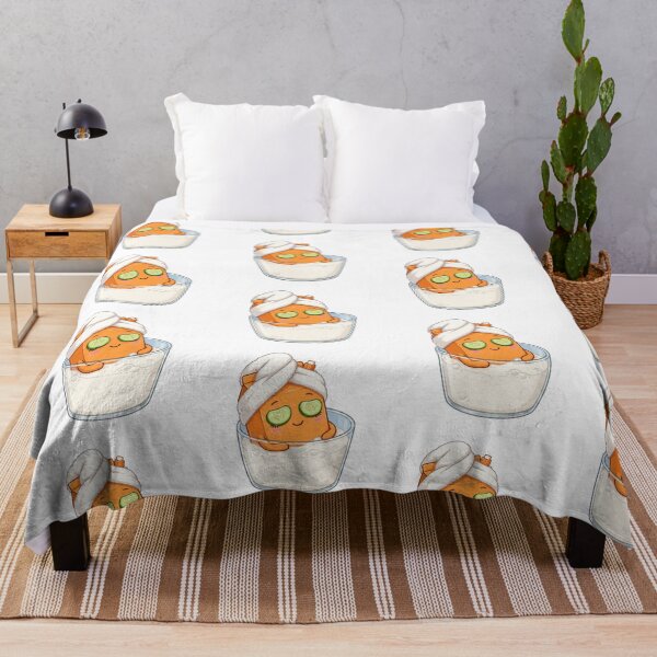 Item preview, Kawaii Orange Milk Spa Day – Cute Self Care Citrus Sticker designed and sold by Kiralemon.