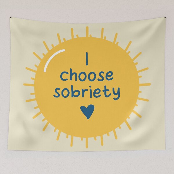 Item preview, I choose sobriety cute sun designed and sold by fluffyfamcraft.