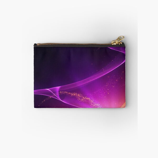 Item preview, Purple Gold Cosmic Sparkle Wave Abstract Mystical Art designed and sold by IntelliMindDesigns.