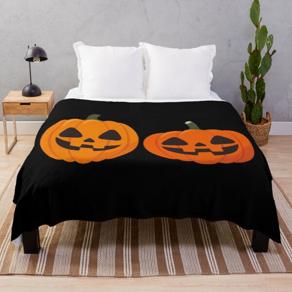 Item preview, Jack O’ Lantern Duo – Cute Halloween Pumpkins designed and sold by OEKAKIYASAN.