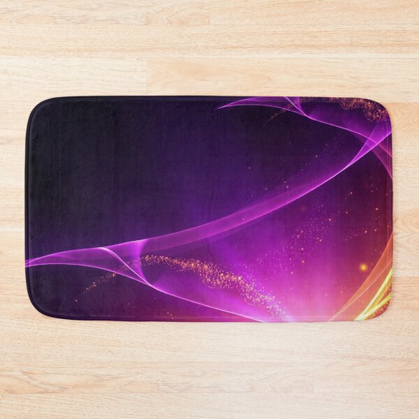 Item preview, Purple Gold Cosmic Sparkle Wave Abstract Mystical Art designed and sold by IntelliMindDesigns.