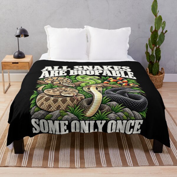 Item preview, All Snakes Are Boopable Warning designed and sold by elderberry.