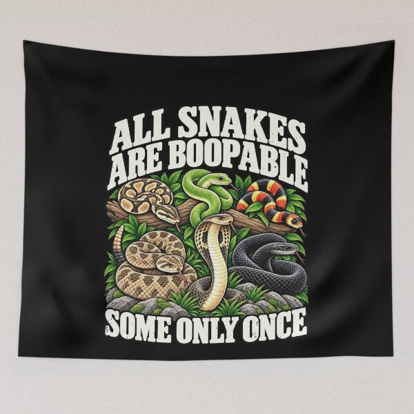 Item preview, All Snakes Are Boopable Warning designed and sold by elderberry.