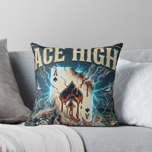 Item preview, Ace High Heartbreak - Flaming Ace of Spades Poker Card designed and sold by ScenicRoute66.