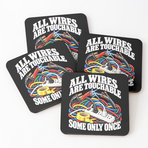 Item preview, All Wires Are Touchable DIY Chaos Humor designed and sold by elderberry.