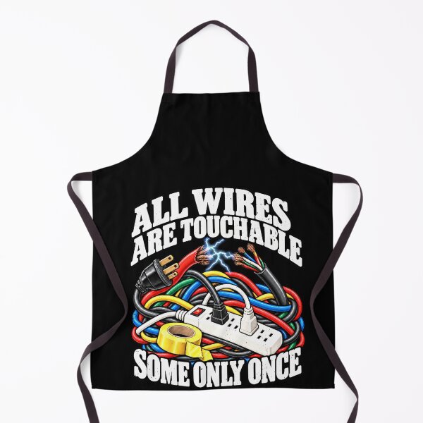 Item preview, All Wires Are Touchable DIY Chaos Humor designed and sold by elderberry.