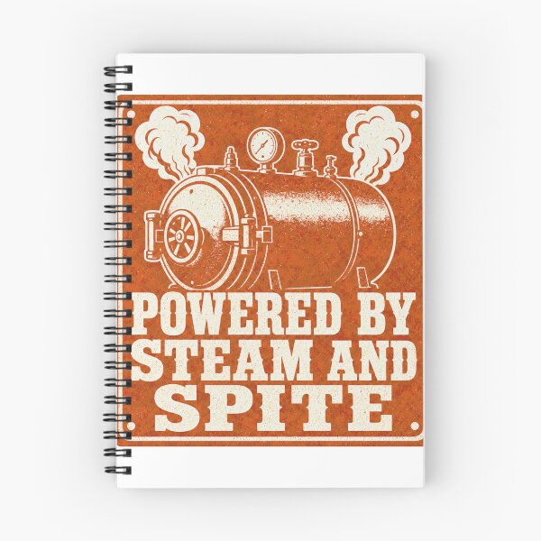 Artikelvorschau, Powered By Steam And Spite Sterilgutaufbereitung Spruch entworfen und verkauft von BoosterShop.