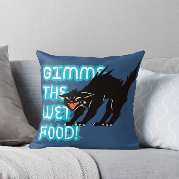 Item preview, Gimme The Wet Food Black Cat designed and sold by harryordinary.