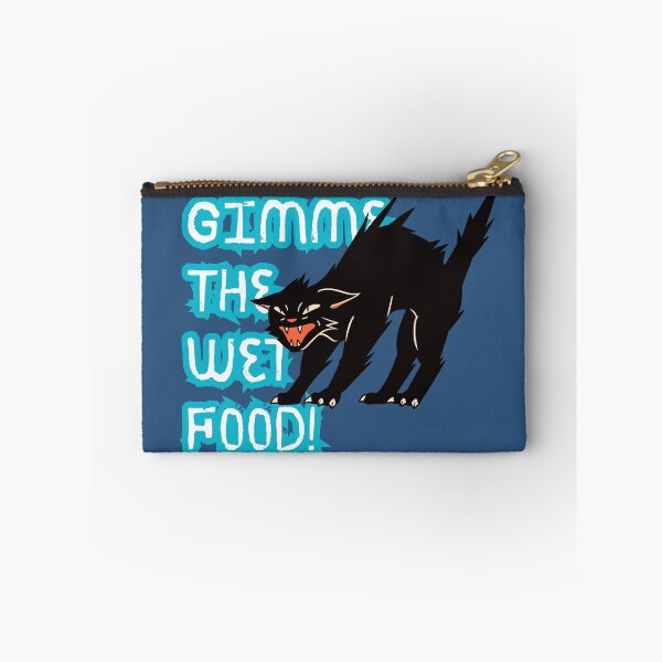 Item preview, Gimme The Wet Food Black Cat designed and sold by harryordinary.