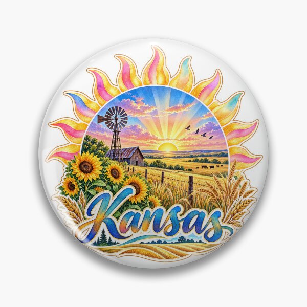 Item preview, Sunflower State Sun designed and sold by Whimspired By Paxx.