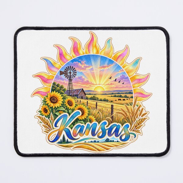 Item preview, Sunflower State Sun designed and sold by Whimspired By Paxx.