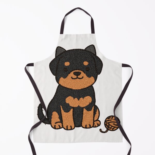 Item preview, Cute Rottweiler Puppy Dog Lover Kawaii Pup designed and sold by NicolasGlowArt.