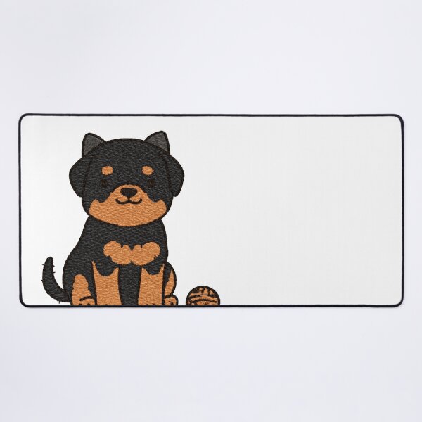 Item preview, Cute Rottweiler Puppy Dog Lover Kawaii Pup designed and sold by NicolasGlowArt.