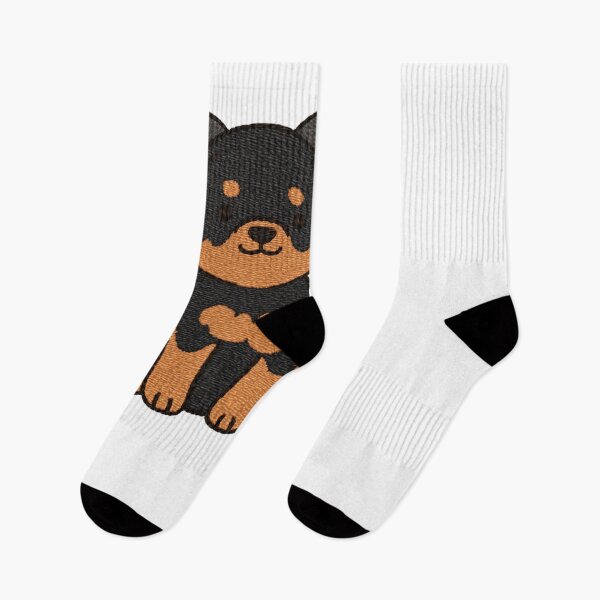 Item preview, Cute Rottweiler Puppy Dog Lover Kawaii Pup designed and sold by NicolasGlowArt.