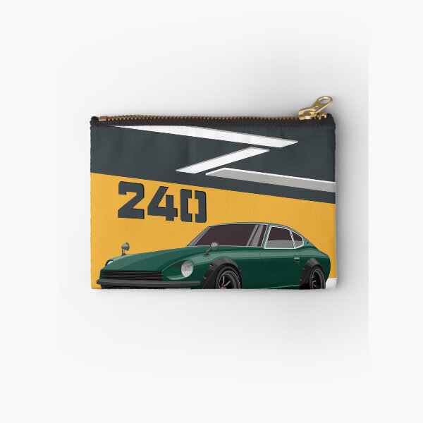 Item preview, 240Z green illustration designed and sold by ElseWorldDesign.