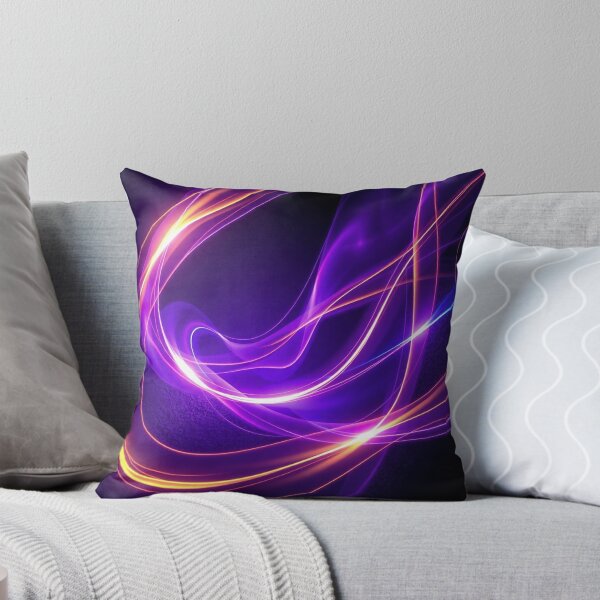 Item preview, Purple Gold Vortex Energy Wave Abstract Power Art designed and sold by IntelliMindDesigns.