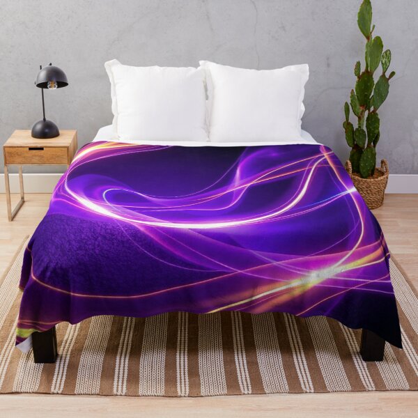 Item preview, Purple Gold Vortex Energy Wave Abstract Power Art designed and sold by IntelliMindDesigns.