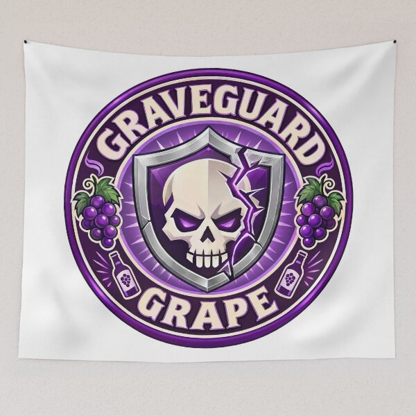 Item preview, Graveguard Grape – Original Zombie Survival Perk Badge designed and sold by NextLevelThread.