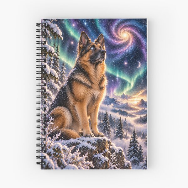 Item preview, Blind German Shepherd in the Galaxy, Space Nebula designed and sold by knuppify.