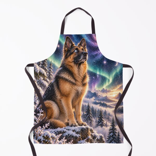 Item preview, Blind German Shepherd in the Galaxy, Space Nebula designed and sold by knuppify.