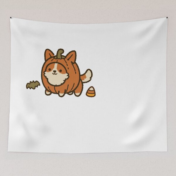 Item preview, Cute Corgi Pumpkin Halloween Dog Costume Kawaii designed and sold by NicolasGlowArt.