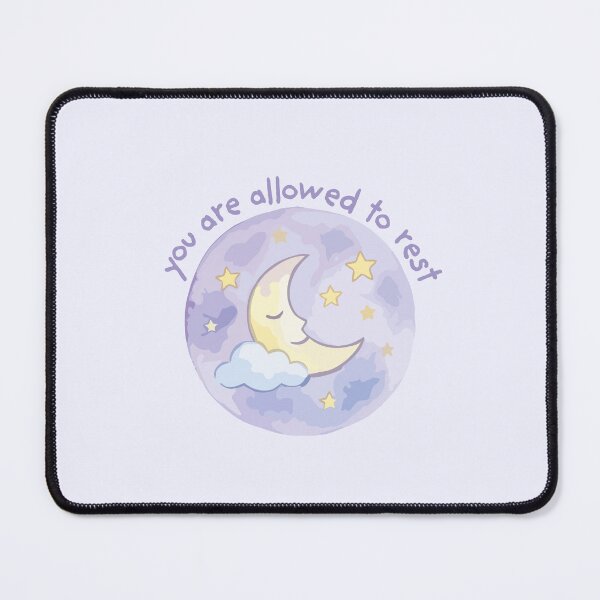 Item preview, You Are Allowed To Rest | Mental Health designed and sold by The Turquoise Brush.