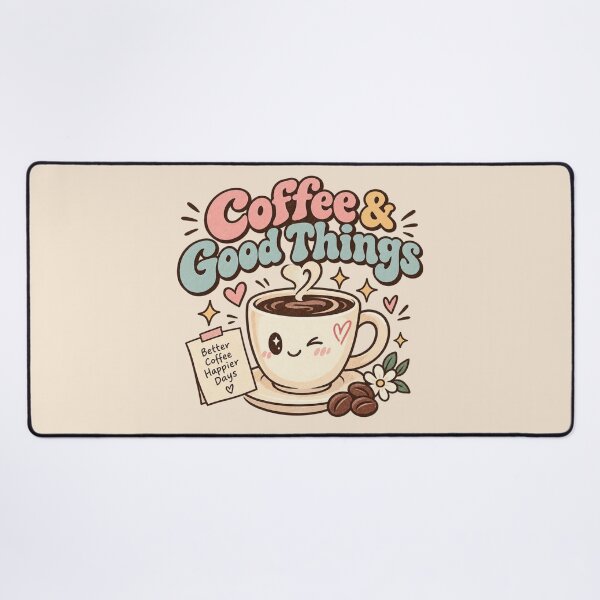 Item preview, Coffee & Good Things Cute Kawaii Coffee Cup Aesthetic designed and sold by LunaVales.